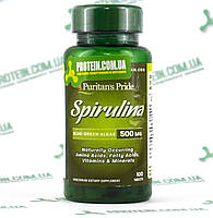 Спирулина Puritans Pride Spirulina 500 mg 100 таб