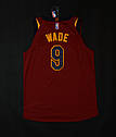 Вишивка червона чоловіча майка Nike Wade No9 (Вед) Cleveland Cavaliers, фото 2