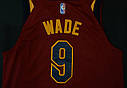 Вишивка червона чоловіча майка Nike Wade No9 (Вед) Cleveland Cavaliers, фото 8