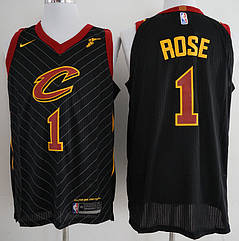 Вишивка чоловіча майка чорна Nike Rose No25 (Деррик Роуз) команда Cleveland Cavaliers