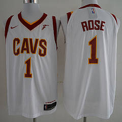 Вишивка чоловіча майка біла Nike Rose No25 (Деррик Роуз) команда Cleveland Cavaliers