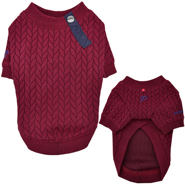 Светр для собак Puppia London BURGUNDY