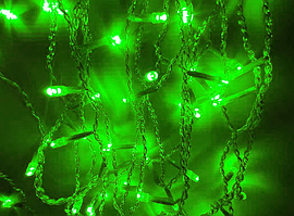 Світлодіодна гірлянда 4м * 0,6 м зелений вулична ECOLEND