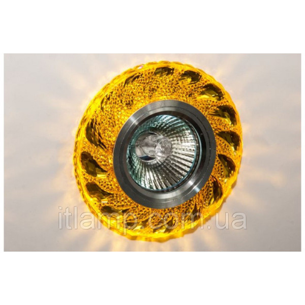 Точковий cвітильник врізний Linisoln 7029 Yellow Led, фото 1