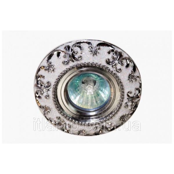 Кераміка білий з сріблом Linisoln 3177 CR, фото 1