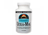 Магний (ультра) Ultra-Mag, Source Naturals, 120 таблеток