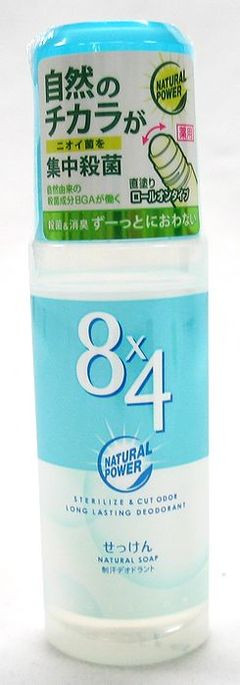 KAO «8x4 Deodorant Soap Fragrancev» Дезодорант-антиперспірант з ароматом свіжості і чистоти, 45 мл