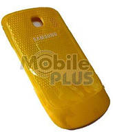 Samsung S3850 Крышка аккумуляторной батареи (Battery cover), Yellow, original (PN:GH98-19268A)