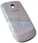 Samsung S3850 Кришка акумуляторної батареї (Battery cover), White original (PN:GH98-19268C)