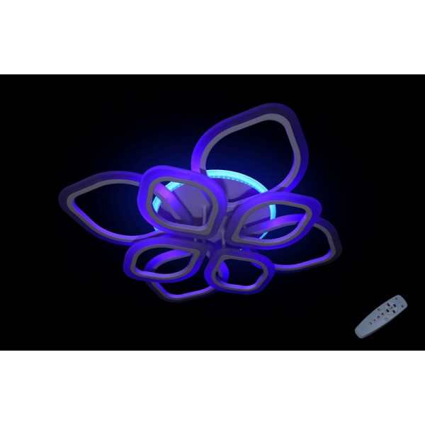 Люстри лед 5576/4+4 WH LED dimmer, фото 1