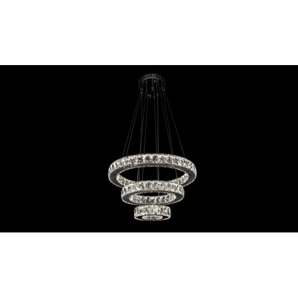 Кришталева led люстра Linisoln 7201-6A/480+340+190, фото 1