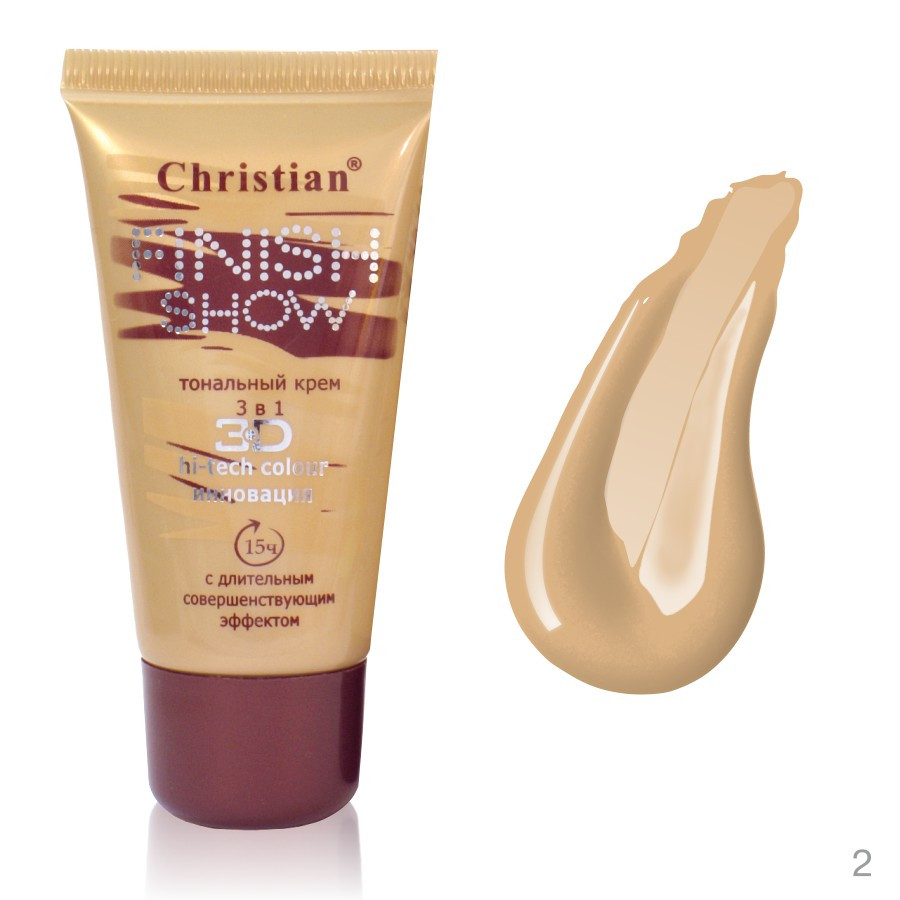 Тональний крем Finish show Christian № 02 LF-428