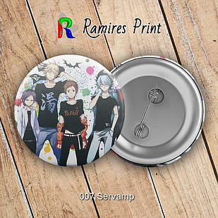 Значок 32 мм Servamp 007