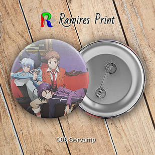 Значок 56 мм Servamp 008