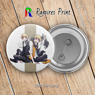 Значок 32 мм Servamp 009