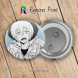 Значок 56 мм Servamp 010