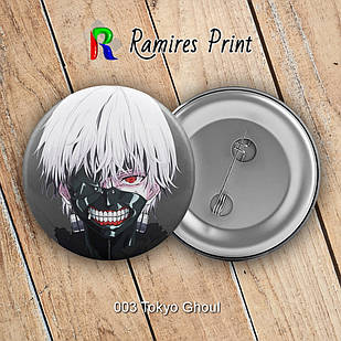 Значок 32 мм Аніме Tokyo Ghoul 003