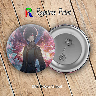 Значок 32 мм Аніме Tokyo Ghoul 004