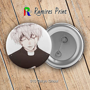 Значок 56 мм Аніме Tokyo Ghoul 010