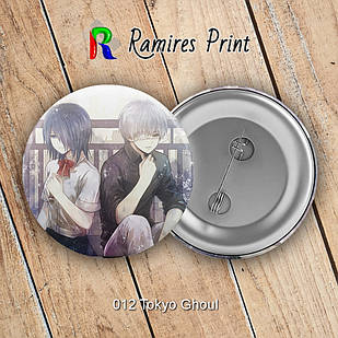 Значок 56 мм Аніме Tokyo Ghoul 012