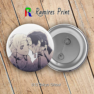 Значок 56 мм Аніме Tokyo Ghoul 013
