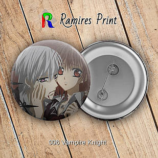 Значок 56 мм Аніме Vampire Knight 006