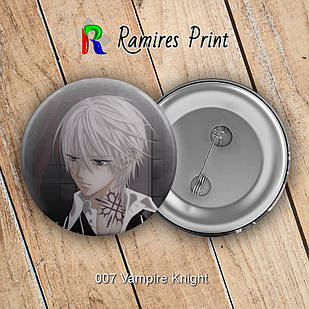 Значок 56 мм Аніме Vampire Knight 007
