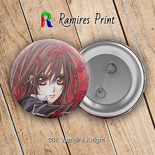 Значок 32 мм Аніме Vampire Knight 008