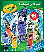 Книга Раскраска Crayola Детская на 64 страницы Крайола Команда восковых карандашей