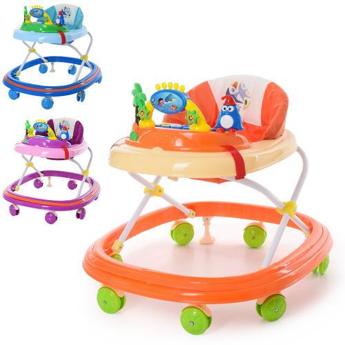 Дитячі розвивальні ходунки M 3963 музичні на батарейках, фото 1