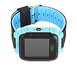 Дитячі розумні смарт годинник Baby Smart Watch Y21 з ліхтариком Сині, фото 5