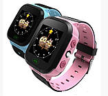 Дитячі розумні смарт годинник Baby Smart Watch Y21 з ліхтариком Сині, фото 8
