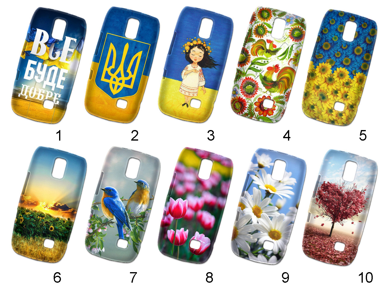 Силиконовый Чехол C Рисунком Для Nokia Asha 308 (ID#113412705.