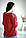 Легка жіноча батистова бордова туніка з яскравою вишивкою квітами№2138, фото 3