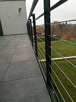 тросовое ограждение веранды. Винники, 2019 3