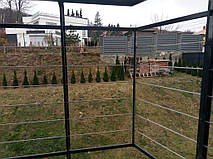 тросовое ограждение веранды. Винники, 2019 8
