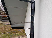 тросовое ограждение веранды. Винники, 2019 9