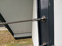 тросовое ограждение веранды. Винники, 2019 11