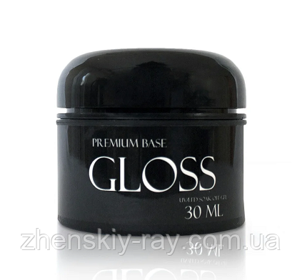 Gloss Premium Base — каучукове базове покриття для гель-лаку, 30 мл