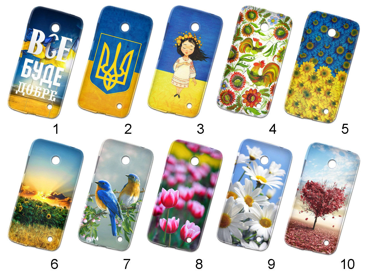 Силіконовий чохол із малюнком для Nokia Lumia 630, фото 1