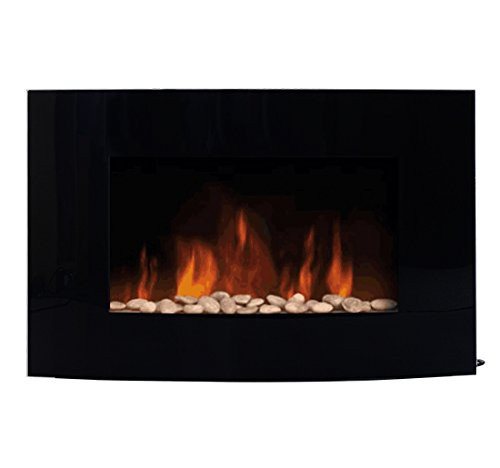 Електрокамін FIRESTYLE LED GLASS 1000/2000 Вт чорний
