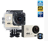 Екшн камера F60R - Full HD 4K Wi-Fi 16MP з пультом, фото 10