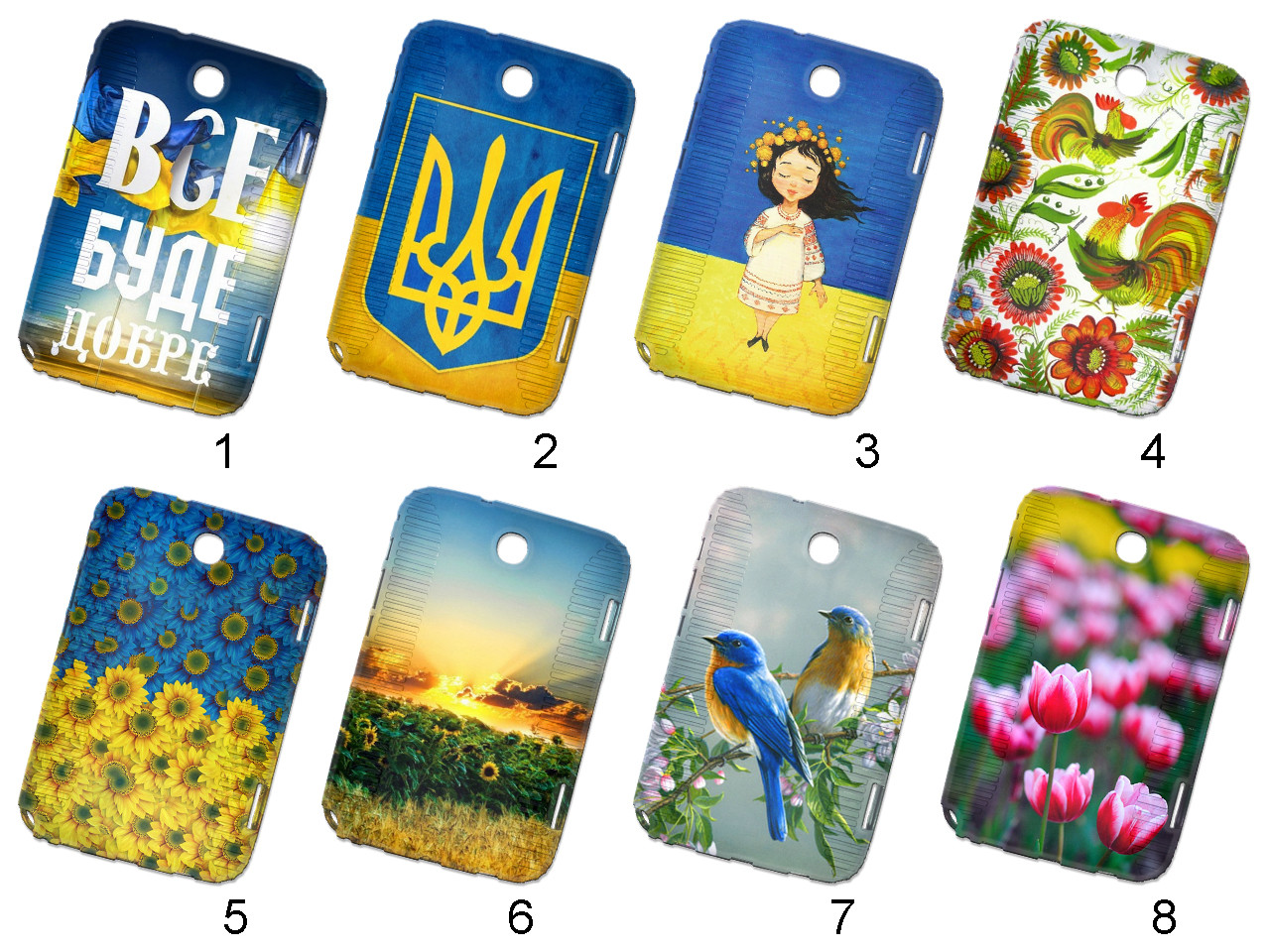 Силіконовий чохол з малюнком для Samsung Galaxy Note 8.0 N5100, фото 1