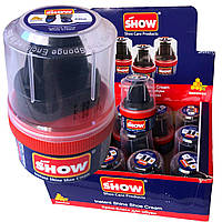 Крем-блиск для взуття SHOW (темно-синій)