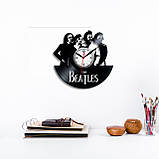 Бітлз група Годинник Бітлз Силуети співаків групи Бітлс Музична пластина Годинник рок-група Кварцовий механізм, фото 2