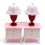 Дитяча іграшкова меблі Глорія Gloria для ляльок Барбі Спальня 2314. Облаштуйте ляльковий будиночок, фото 5