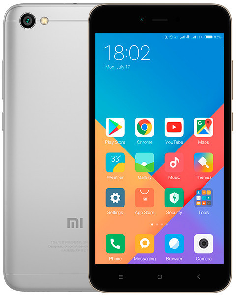 Смартфон Xiaomi Redmi Note 5A 2/16GB Темно-сірий Global Version