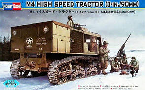 M4 High Speed Tractor (3in/90mm). Збірна пластикова модель. 1/35 HOBBY BOSS 82407