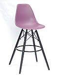 Барний стілець Nik BK Eames, пурпурний, фото 2