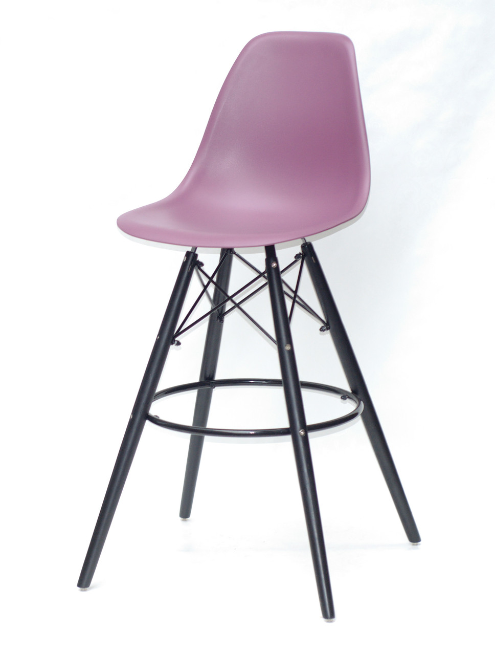 Барний стілець Nik BK Eames, пурпурний